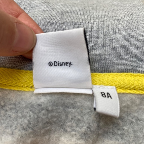 Disney Micky Mouse Zippered Hoodie -Kids Size 8 - Picture 8 of 10